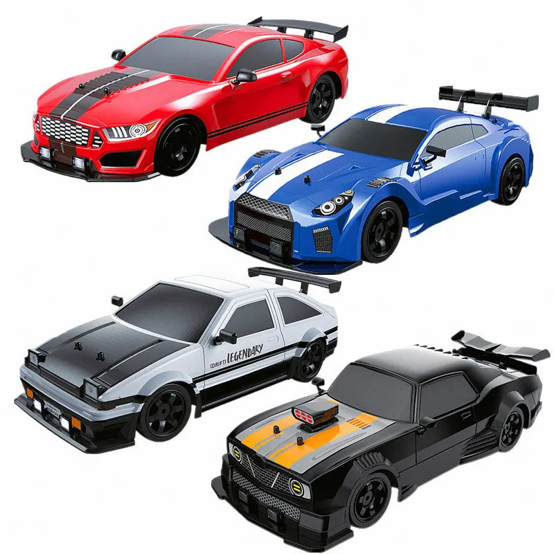 2.4G Drift Rc Car 4WD High Speed RC Drift Car Toy Remote Control Model Vehicle Car RC Vehicle Toy With Light Spray for Child