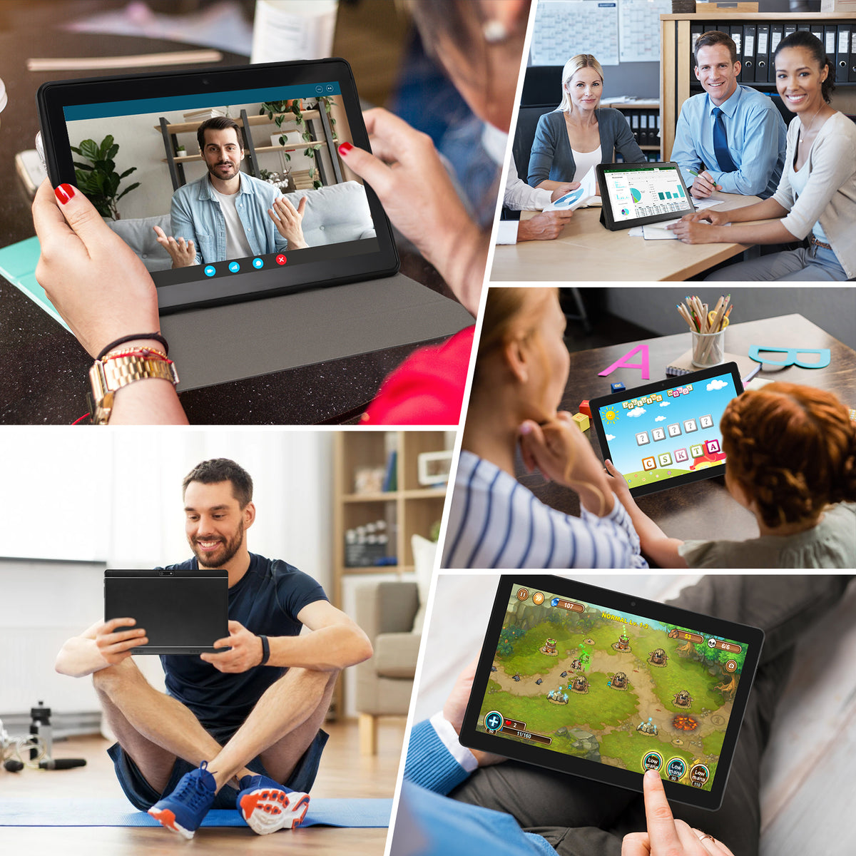 Cheapest High Quality 10.1 Inch 2+32GB SC9863 4g Android Tablet Octa Core Dual Sim GPS 4G Wifi Tablet Pc