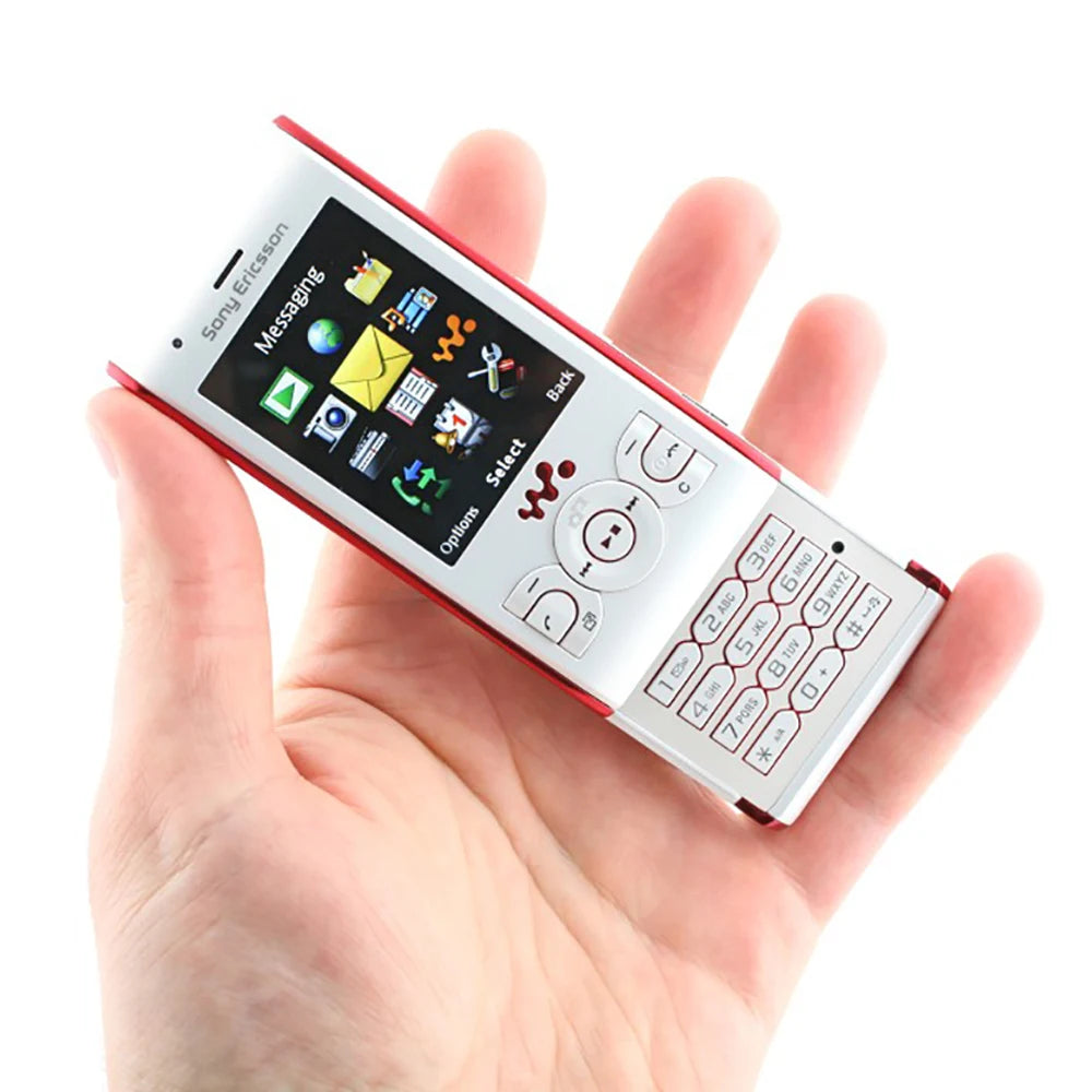 Original Sony Ericsson W595 Mobile Phone 2.2'' TFT Screen 3.15MP Camera 320p@15fps Video Bluetooth FM Radio Slider cellphone
