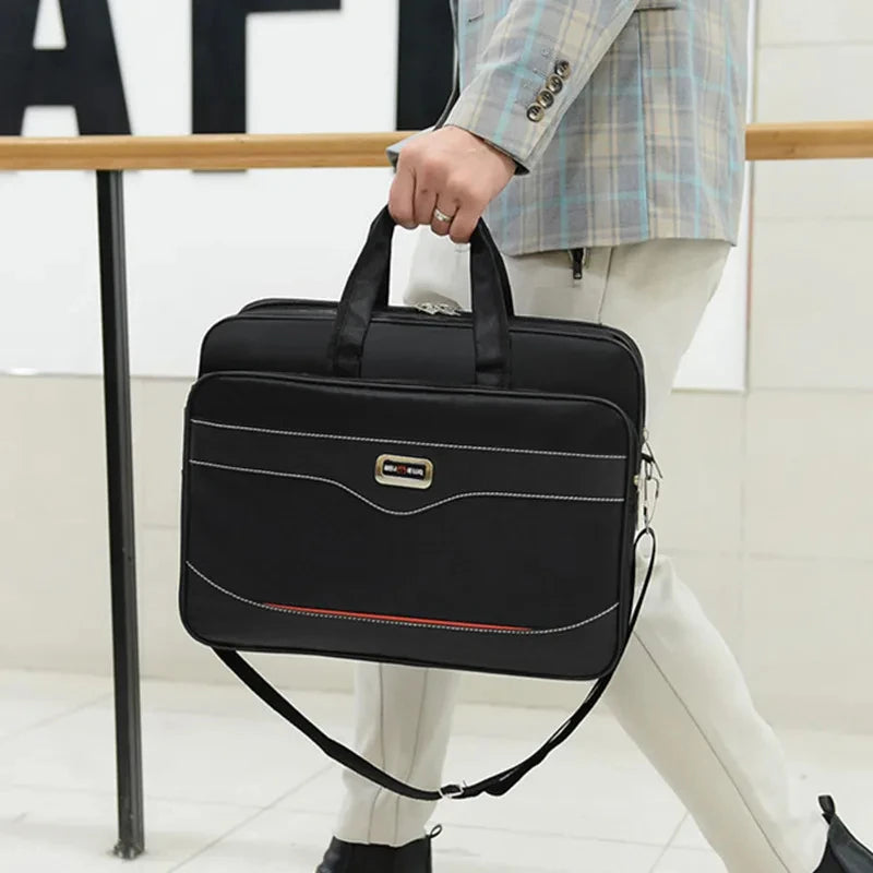Large Capacity Men's Briefcase Multifunction Laptop Bag Office Male Shoulder Messenger Bag Business Handbag