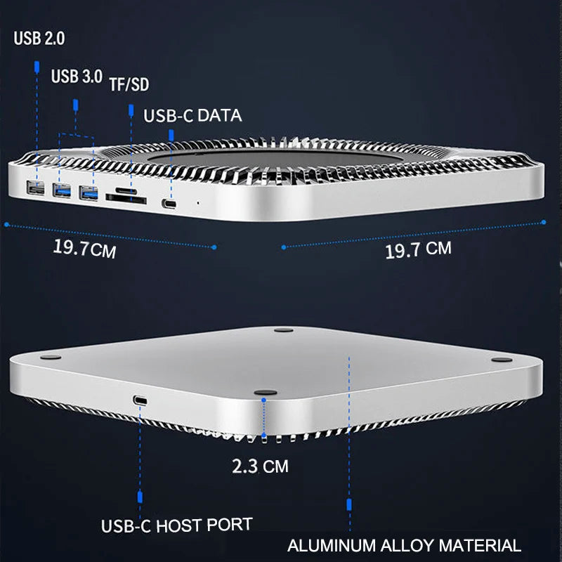 mac mini m1 docking station stand hdd ssd usb dock External hard drive for 2.5inch SATA apple multiport usb c hub with SD/TF Car