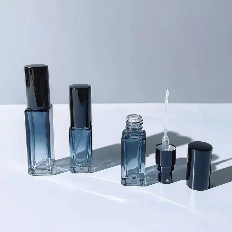 3pcs 5ml 10ml High Quality Perfume Spray Bottle Empty Glass Parfum Atomizer Travel Cosmetic Bottl Sample Vials Refillable Mini