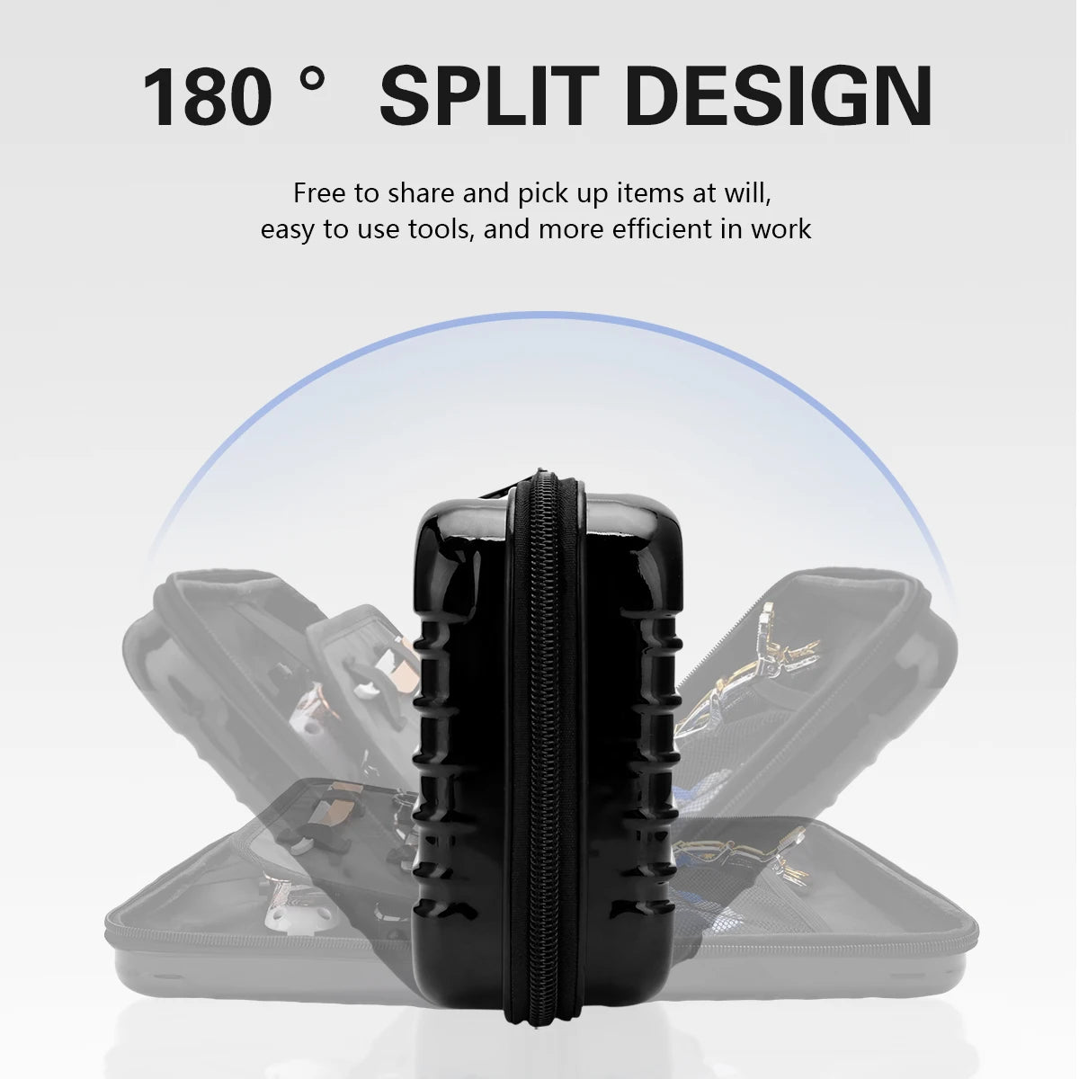 Speciality Barber Box Shockproof Hair Scissors Case Bag Barber Resistance Trimmer Suitcase Waterproof High-capacity Styling Tool