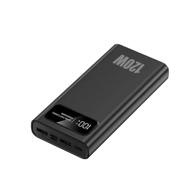 200000mAh Power Bank 120W Super Fast Charging Battery High Capacity Digital Display PowerBank For iPhone Samsung Huawei Xiaomi