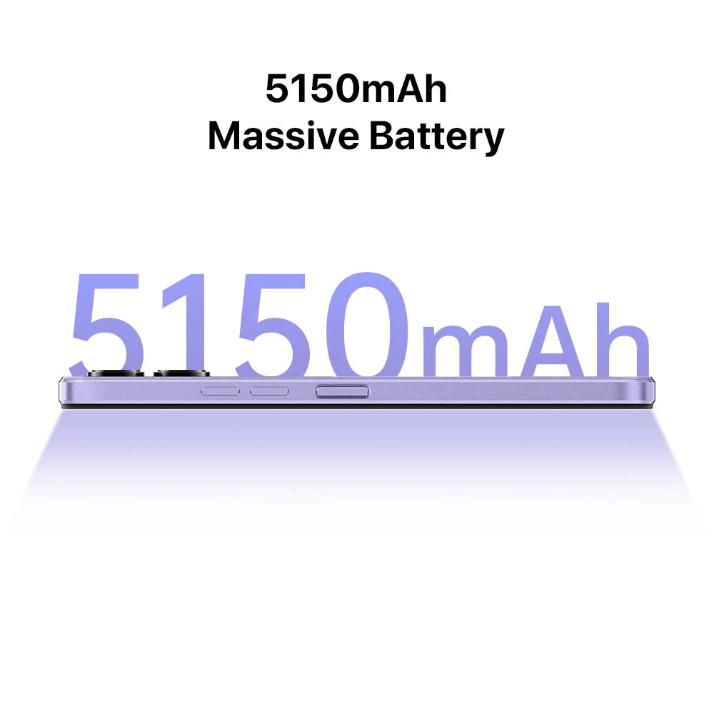 UMIDIGI G3 PLUS 6.52" Smartphone Unisoc T606 4GB+128GB 16MP Camera 5150mAh Battery Android 13 Dual SIM Mobile Phones