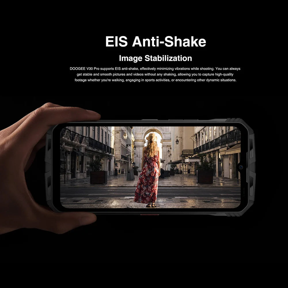 Global Version DOOGEE V30 Pro Rugged Phone 32GB 512GB 200MP Camera Dimensity 7050 5G 6.58" FHD 120Hz 10800mAh WiFi6 Dual Speaker