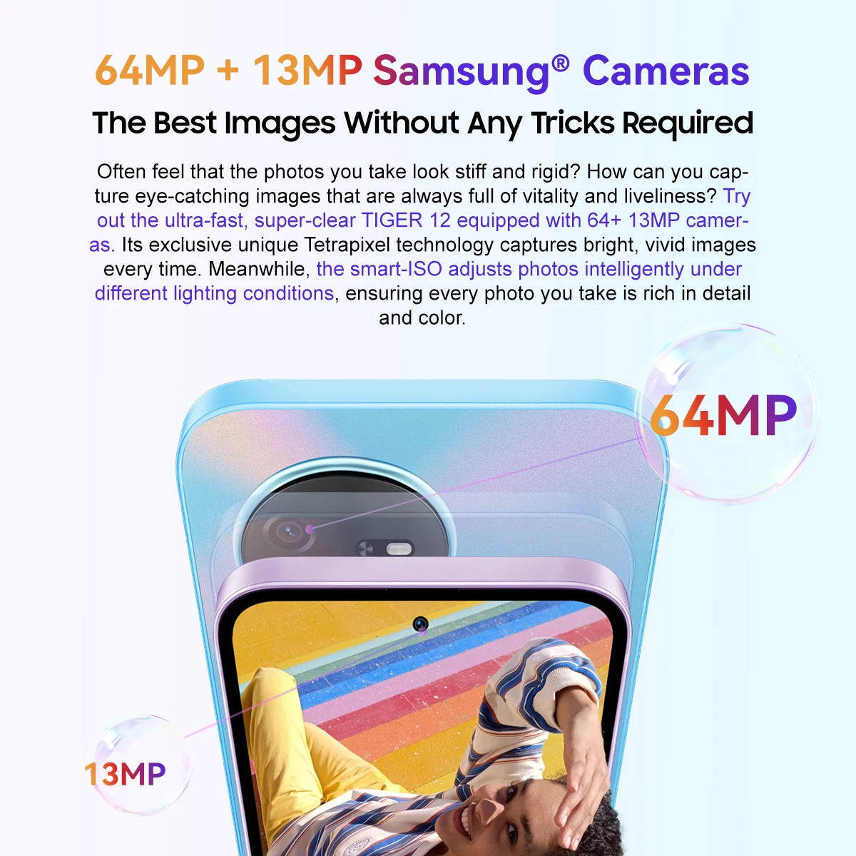 OSCAL TIGER 12 Smartphone Blackview Android13 Helio G99 6.78'' 120Hz 2.4K Display Cell Phone 24GB 256GB 64MP Mobile Phone