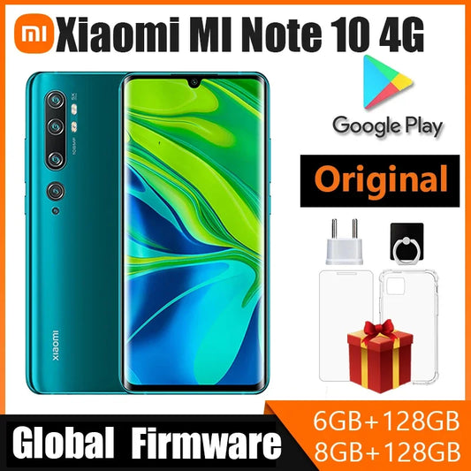 Xiaomi Mi Note 10 4G  CC9 Pro Mobile Phone Snapdragon 730G 5260mAh Battery 6.47 inch AMOLED Display 30W QCused phone