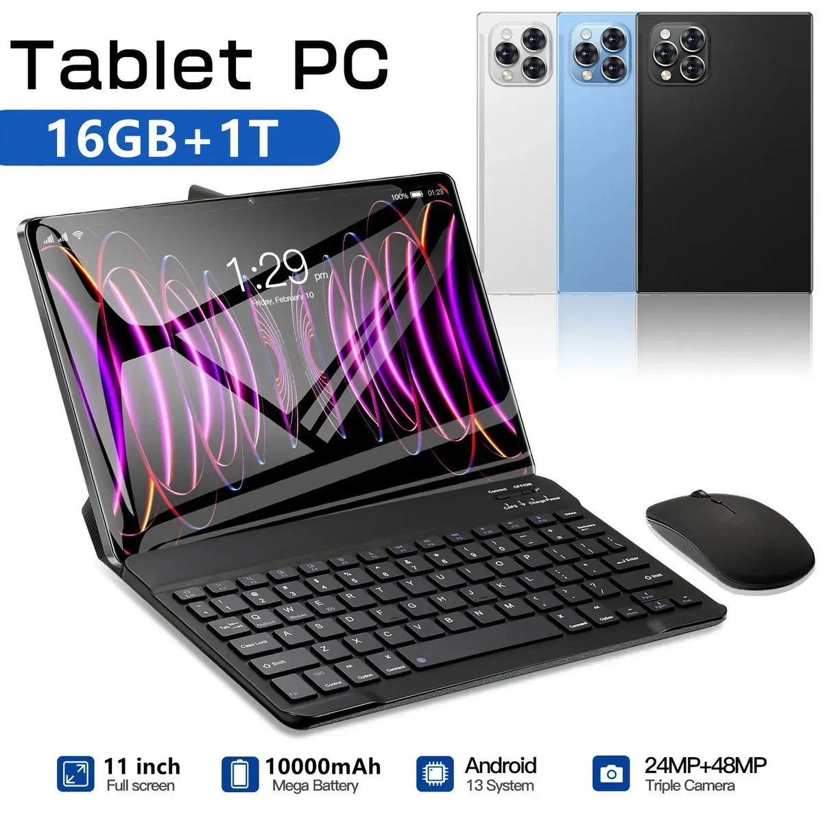 2024 Global Version NEW Original Pad 15 Pro Tablet Android13 11 Inch 16GB 1024GB 5G Dual SIM GPS Bluetooth WiFi WPS Tablet PC