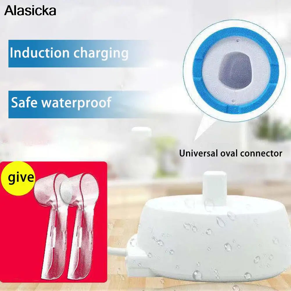 Replacement For Oral B Series D12 D20 Electric Toothbrush Charger Inductive Charging Base Adapter  US/EU Plug