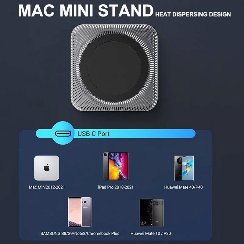 mac mini m1 docking station stand hdd ssd usb dock External hard drive for 2.5inch SATA apple multiport usb c hub with SD/TF Car