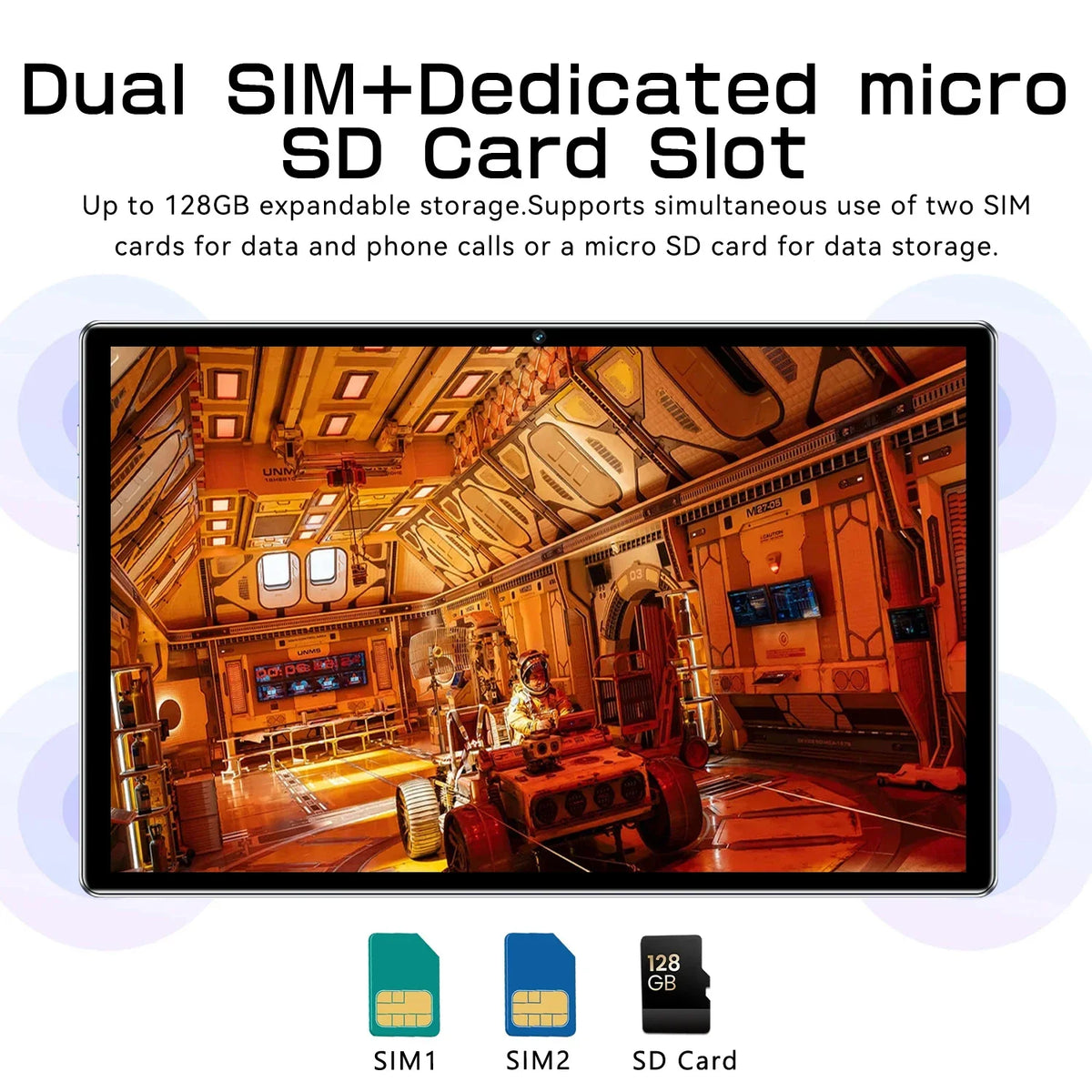 2023 Global NEW Pad 6 ProTablet  Android12 11 Inch 16GB 1T 10000mAh 5G Dual SIM Phone Call GPS Bluetooth WiFi Google Tablet PC