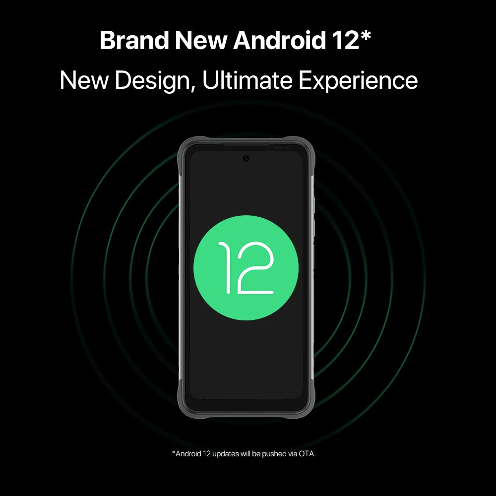 UMIDIGI BISON GT2 5G Rugged Smartphone, Dimensity 900 CPU, IP68& IP69K, 128GB, 6.5"FHD+, NFC, 90Hz, 64MP Camera, 6150mAh Battery
