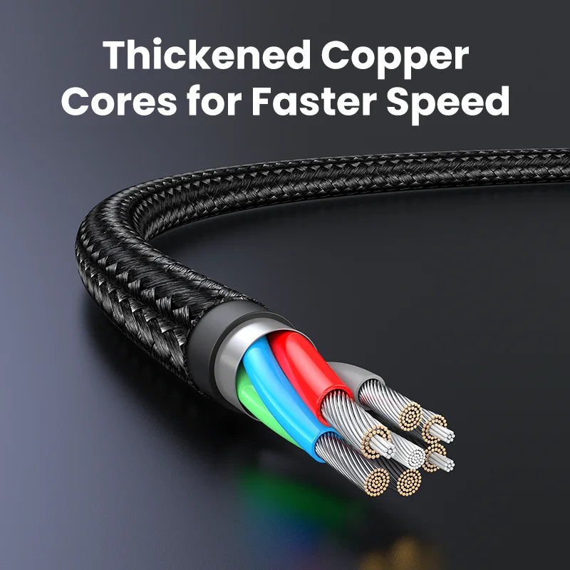 UGREEN MFI USB Lightning cable Charger For iPhone 14 13 12 11 xs 8 7 6 Apple ipad Fast charging data 25cm 1m 2m Carplay Braided