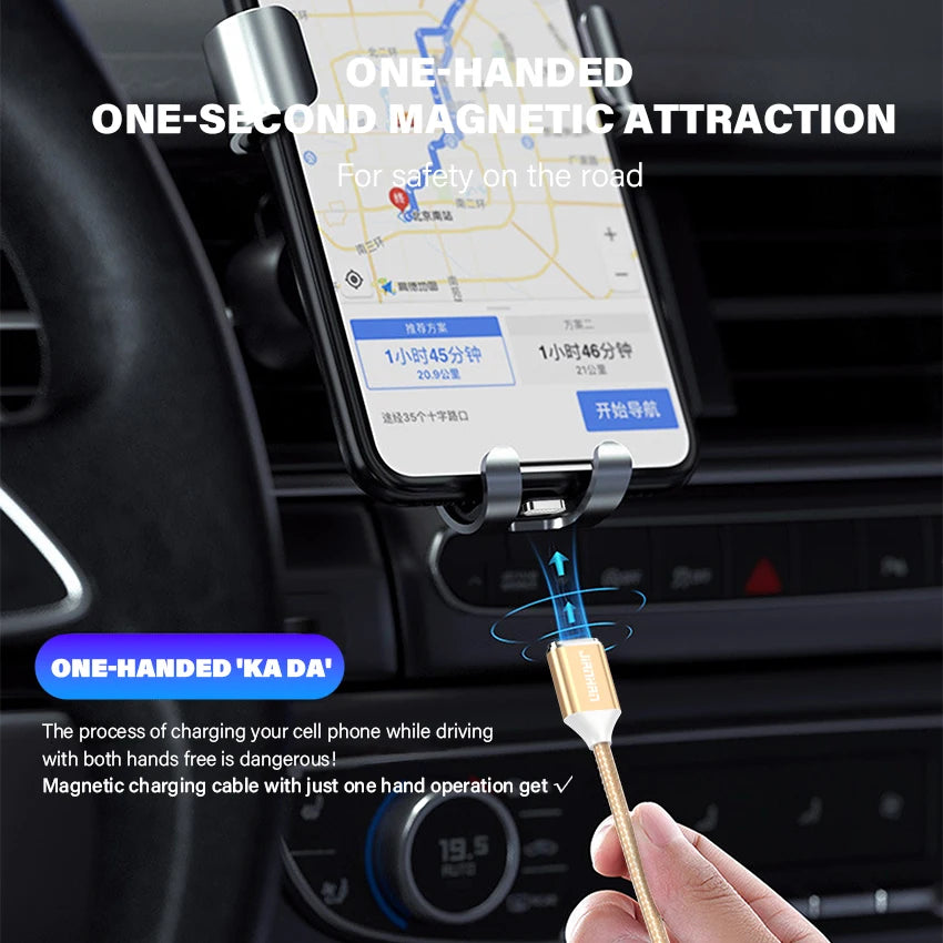 JianHan Magnetic Charging Cable for Lightning 1m Fast Charge Magnet Charger Cable for iPhone 12 11 Pro XS Max X XR 8 7 6 6S Plus