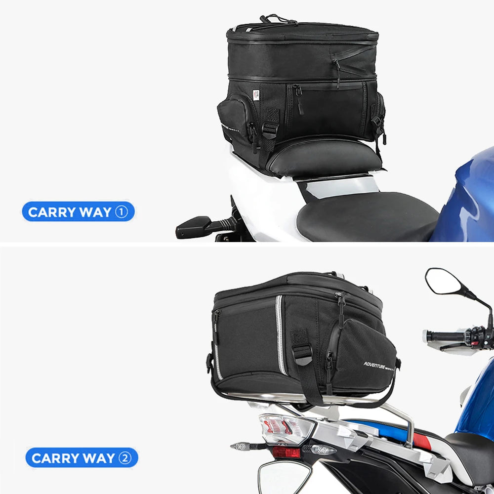 KEMIMOTO Tail Bags For Luggage Rack For BMW R1250GS R1200GS F850GS F750GS R 1200GS LC ADV Adventure Motorcycles accessories Bag