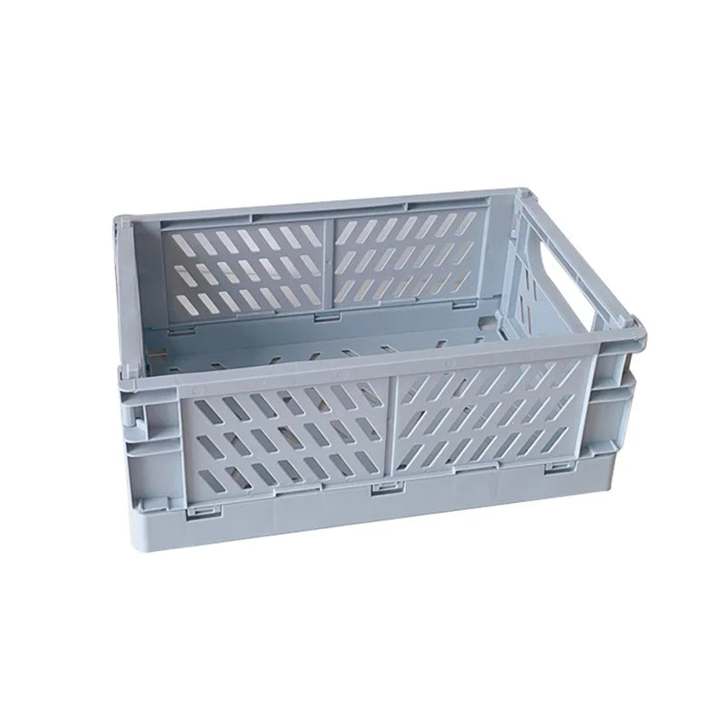 Foldable Storage Box Portable Collapsible Holder Plastic Home Office Storage Box Organizer Sundries Organizer Boxes