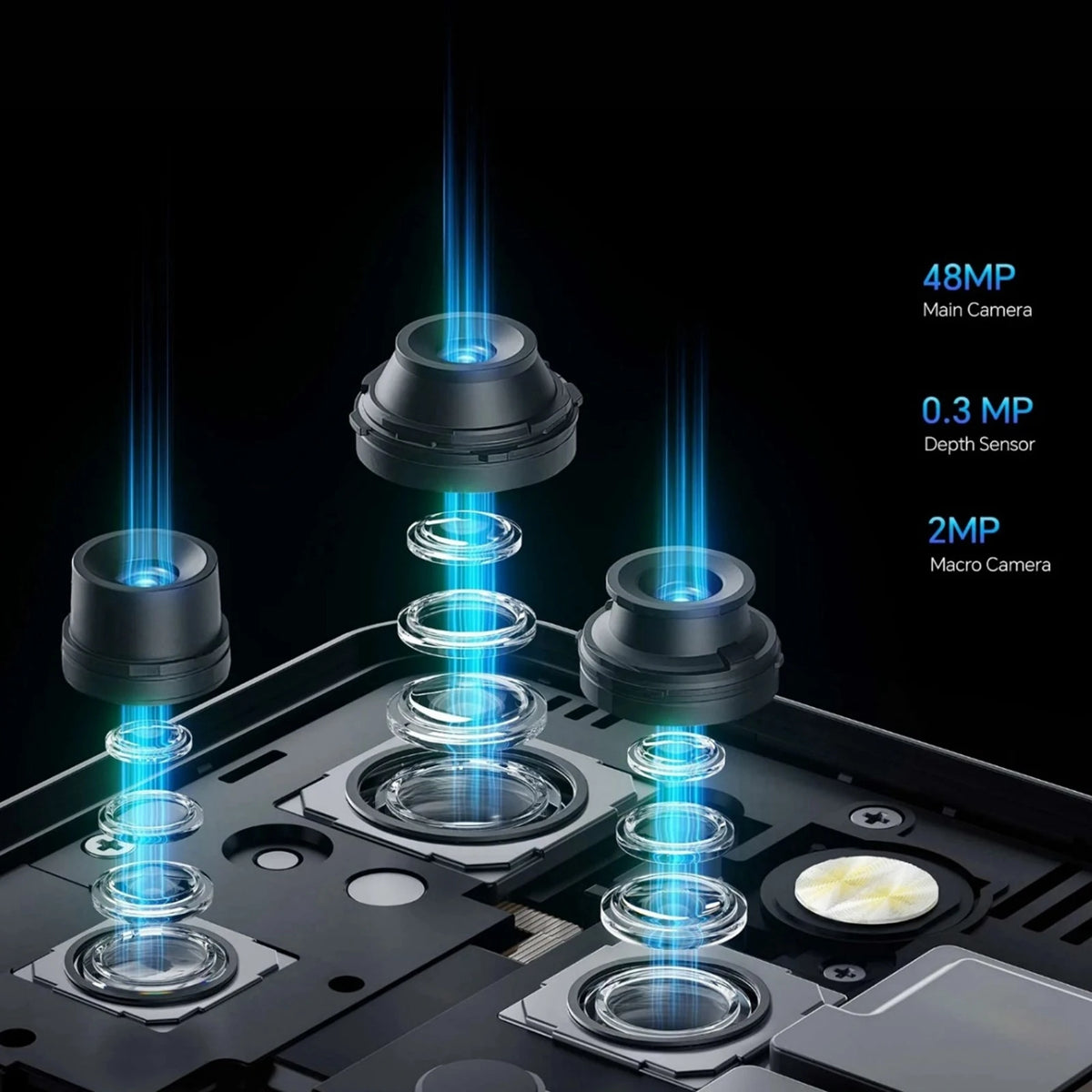 Oukitel WP52 5G Rugged Smartphone 6.6" HD+ 6500mAh 4GB+256GB Android 14 MTK Dimensity 6100+ 48MP Camera 18W NFC Mobile Phone