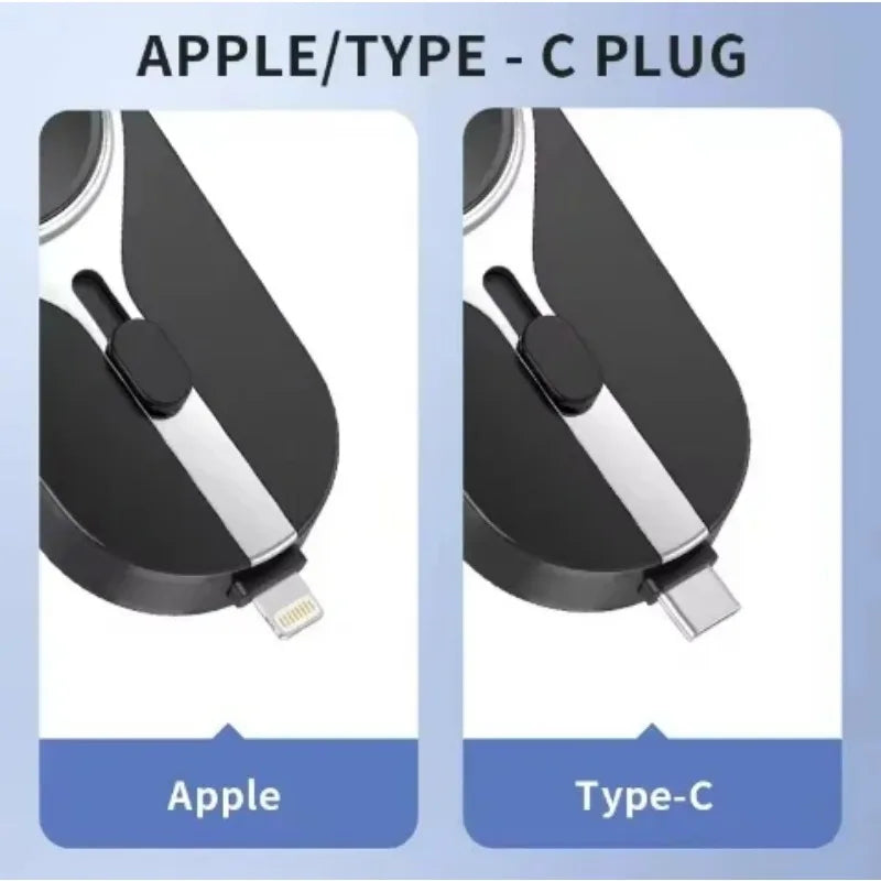 Mini Portable Charger 3000mah Emergency Keychain Powerbank Mobile Phone Key Chain Power Bank Wireless Charging for Iwatch